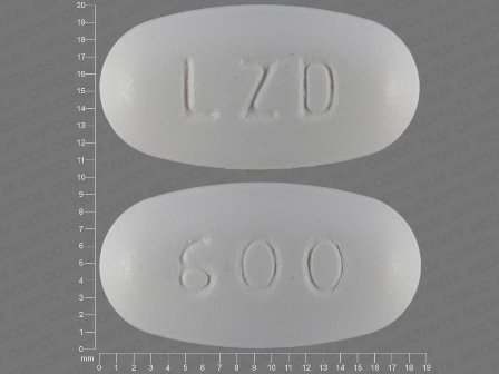 LZD 600: (0093-8244) Linezolid 600 mg Oral Tablet, Film Coated by Apotex Corp.