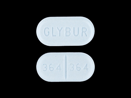 GLYBUR OR GLYBUR 364 364: (0093-9364) Glyburide 5 mg Oral Tablet by Teva Pharmaceuticals USA Inc