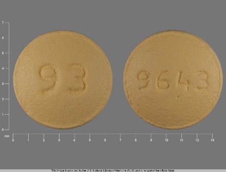 93 9643: (0093-9643) Prochlorperazine 5 mg (As Prochlorperazine Maleate 8.1 mg) Oral Tablet by Teva Pharmaceuticals USA Inc