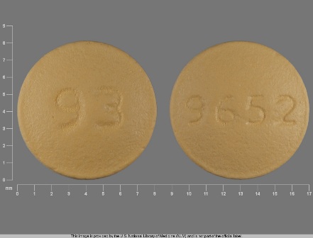 93 9652: (0093-9652) Prochlorperazine (As Prochlorperazine Maleate) 10 mg Oral Tablet by Teva Pharmaceuticals USA Inc