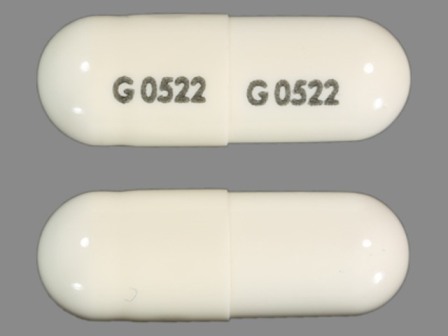 G 0522: (0115-0522) Fenofibrate 134 mg Oral Capsule by Unit Dose Services