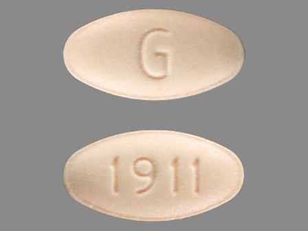 G 1911: (0115-1911) Rimantadine Hydrochloride 100 mg Oral Tablet, Film Coated by Bryant Ranch Prepack