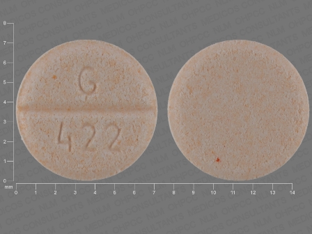 G 422: (0115-4222) Midodrine Hydrochloride 5 mg Oral Tablet by Avpak