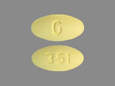 G 351: (0115-5511) Fenofibrate 54 mg Oral Tablet by Kaiser Foundation Hospitals