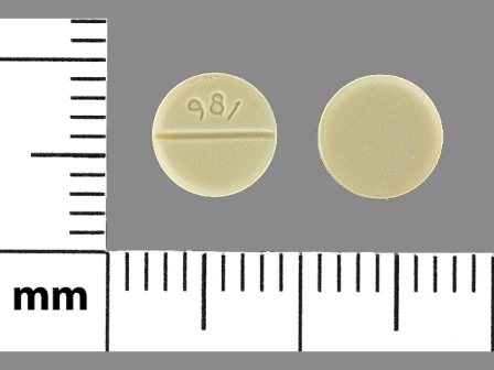 981: Digoxin 125 Mcg Oral Tablet