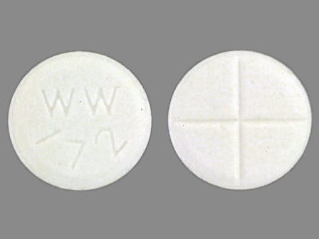 WW 172: (0143-1172) Captopril 25 mg Oral Tablet by Major Pharmaceuticals