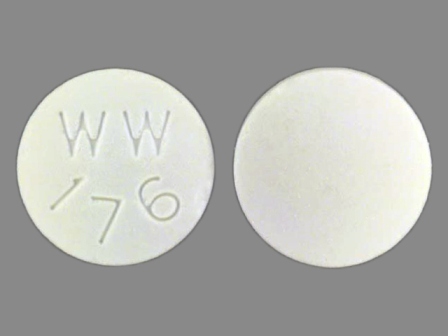 WW 176: Carisoprodol 350 mg Oral Tablet