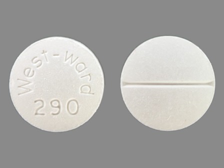 West ward 290: (0143-1290) Methocarbamol 500 mg Oral Tablet by West-ward Pharmaceutical Corp