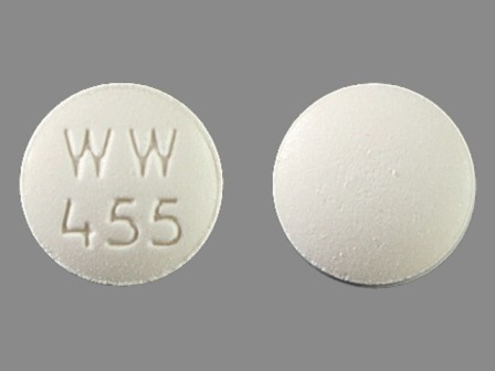 WW 455: (0143-1455) Phenobarbital 60 mg Oral Tablet by Avpak