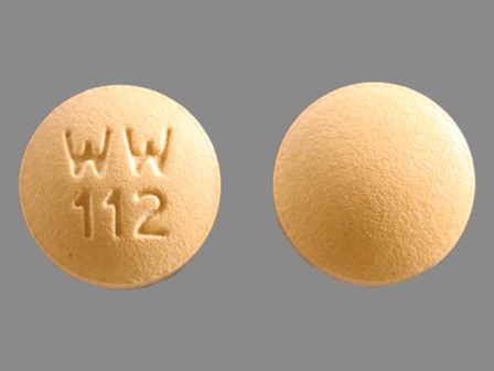 WW 112: (0143-2112) Doxycycline 100 mg Oral Tablet, Coated by Cardinal Health