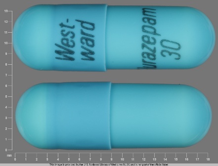 West ward Flurazepam 30: (0143-3370) Flurazepam Hydrochloride 30 mg Oral Capsule by West-ward Pharmaceutical Corp