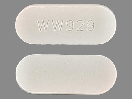 WW929: (0143-9929) Ciprofloxacin (As Ciprofloxacin Hydrochloride) 750 mg Oral Tablet by West-ward Pharmaceutical Corp