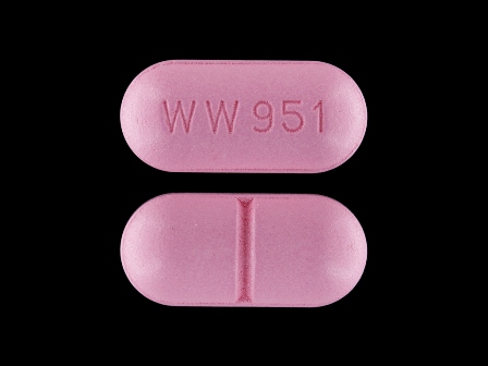 WW 951: (0143-9951) Amoxicillin (As Amoxicillin Trihydrate) 875 mg Oral Tablet by Redpharm Drug Inc.