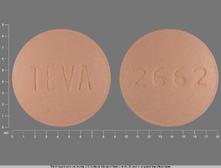10 2662 OR TEVA 2662: (0172-2662) Famotidine 10 mg Oral Tablet by Ivax Pharmaceuticals, Inc.