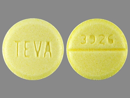 3926 TEVA: (0172-3926) Diazepam 5 mg Oral Tablet by Remedyrepack Inc.