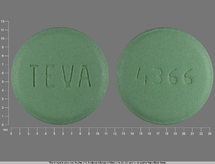 4366 TEVA: (0172-4366) Labetalol Hydrochloride 300 mg Oral Tablet by Ncs Healthcare of Ky, Inc Dba Vangard Labs