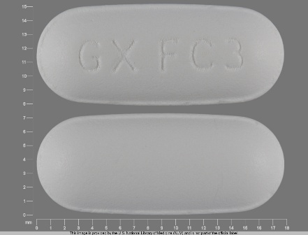 GXFC3: (0173-0595) Combivir (Lamivudine 150 mg / Zidovudine 300 mg) Oral Tablet by Glaxosmithkline LLC