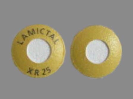 LAMICTAL XR 25: (0173-0754) Lamictal XR 25 mg 24 Hr Extended Release Tablet by Glaxosmithkline LLC