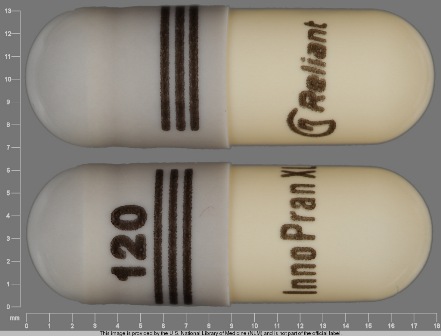120 InnoPran XL Reliant: (0173-0791) Innopran XL 120 mg 24 Hr Extended Release Capsule by Glaxosmithkline LLC