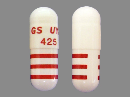 GS UY2 425: (0173-0826) 12 Hr Rythmol 425 mg Extended Release Capsule by Glaxosmithkline LLC