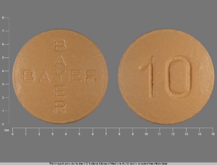 BAYER 10: (0173-0830) Levitra 10 mg Oral Tablet by Physicians Total Care, Inc.