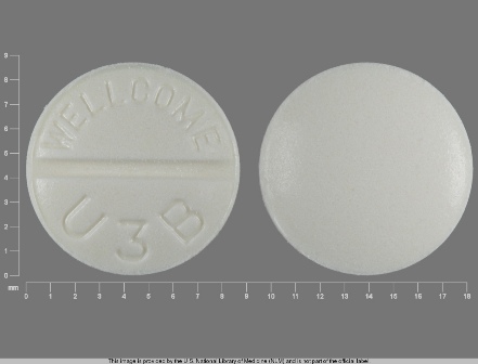WELLCOME U3B: (0173-0880) Tabloid 40 mg Oral Tablet by Glaxosmithkline LLC