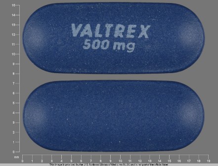 VALTREX 500 mg: (0173-0933) Valtrex 500 mg Oral Tablet, Film Coated by A-s Medication Solutions