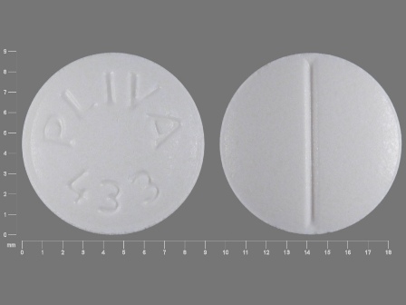 PLIVA 433: (0179-1118) Trazodone Hydrochloride 50 mg Oral Tablet by Kaiser Foundation Hospitals