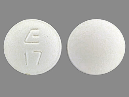E 17: (0185-0017) Fluvoxamine Maleate 25 mg Oral Tablet by Eon Labs, Inc.