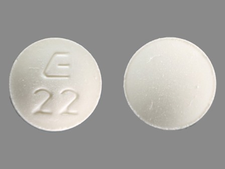 E 22: Orphenadrine Citrate 100 mg 12 Hr Extended Release Tablet