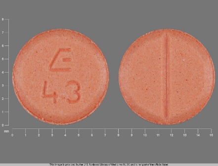E 43: (0185-0043) Midodrine Hcl 5 mg Oral Tablet by Cardinal Health