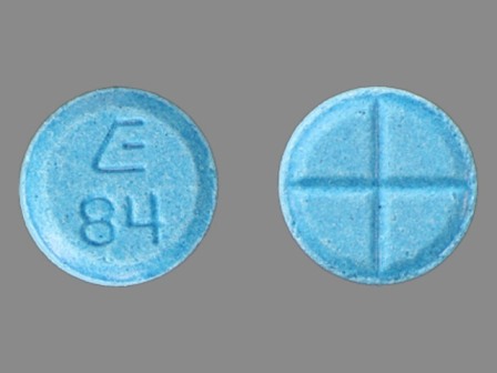 E 84: (0185-0084) Dextroamphetamine Saccharate, Amphetamine Aspartate Monohydrate, Dextroamphetamine Sulfate and Amphetamine Sulfate Oral Tablet by Avera Mckennan Hospital
