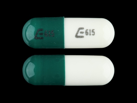 E615: Hydroxyzine Hydrochloride 50 mg (As Hydroxyzine Pamoate 85.2 mg) Oral Capsule