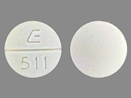 E 511: Quinidine Sulfate 200 mg (Quinidine 166 mg) Oral Tablet