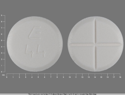 E 44: (0185-4400) Tizanidine 4 mg (As Tizanidine Hydrochloride 4.58 mg) Oral Tablet by Clinical Solutions Wholesale