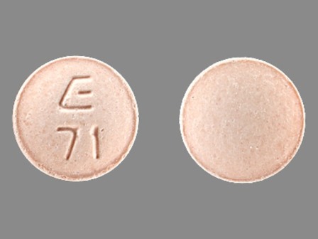 E 71: Hctz 12.5 mg / Lisinopril 10 mg Oral Tablet