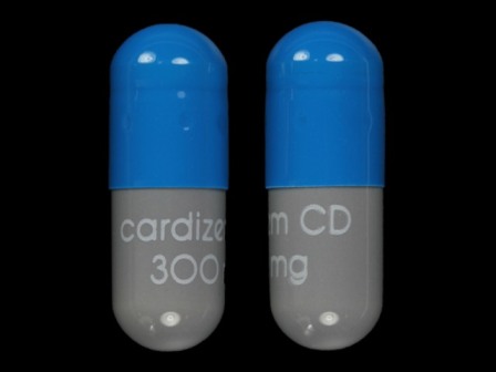 cardizem CD 300 mg: 24 Hr Cardizem 300 mg Extended Release Capsule