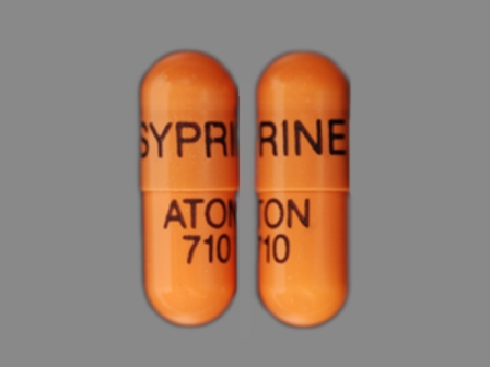 Aton 710 Syprine: (0187-2120) Syprine 250 mg Oral Capsule by Valeant Pharmaceuticals North America LLC