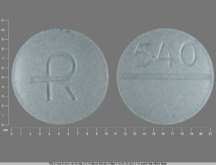 R 540: (0228-2540) Carbidopa and Levodopa Oral Tablet by Mayne Pharma Inc.