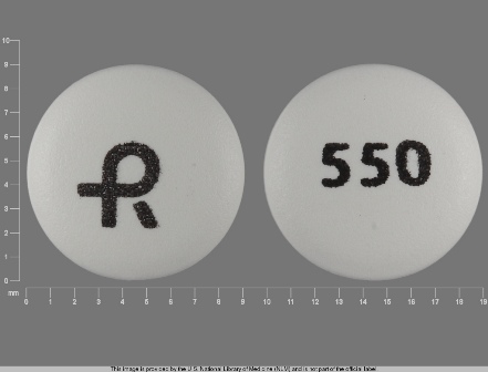 R 550: (0228-2550) Diclofenac Sodium 50 mg Delayed Release Tablet by Actavis Elizabeth LLC