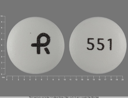 R 551: (0228-2551) Diclofenac Sodium 75 mg Oral Tablet, Delayed Release by Proficient Rx Lp