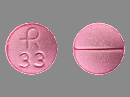 R 33: (0228-3003) Clonazepam 0.5 mg Oral Tablet by Remedyrepack Inc.