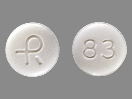 R 83: Alprazolam 0.5 mg 24 Hr Extended Release Tablet