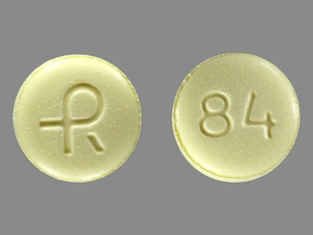 R 84: Alprazolam 1 mg 24 Hr Extended Release Tablet
