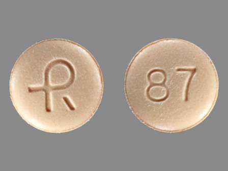 R 87: Alprazolam 2 mg 24 Hr Extended Release Tablet