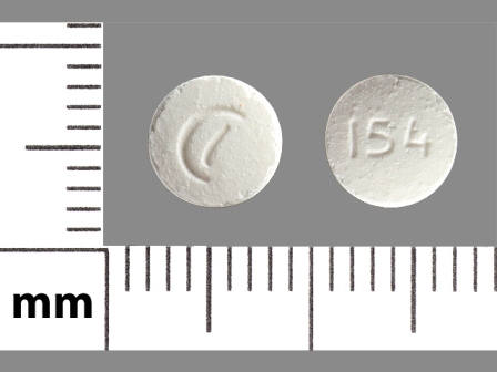 154: Buprenorphine 2 mg / Naloxone 0.5 mg Sublingual Tablet