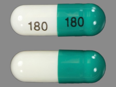180: Diltiazem Hydrochloride 180 mg 24 Hr Extended Release Capsule