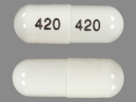 420: Diltiazem Hydrochloride 420 mg 24 Hr Extended Release Capsule