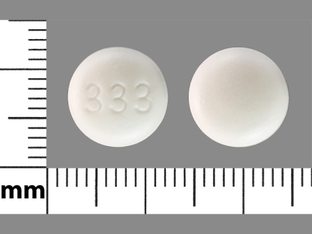 333: Acamprosate Calcium 333 mg (Acamprosate 300 mg) Enteric Coated Tablet