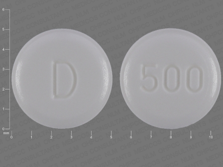 D 500: (0310-0095) Daliresp 500 ug/1 Oral Tablet by Astrazeneca Pharmaceuticals Lp